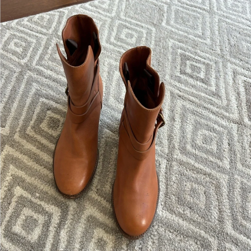 J.Crew women’s leather boots size 7.5 - Picture 3 of 7